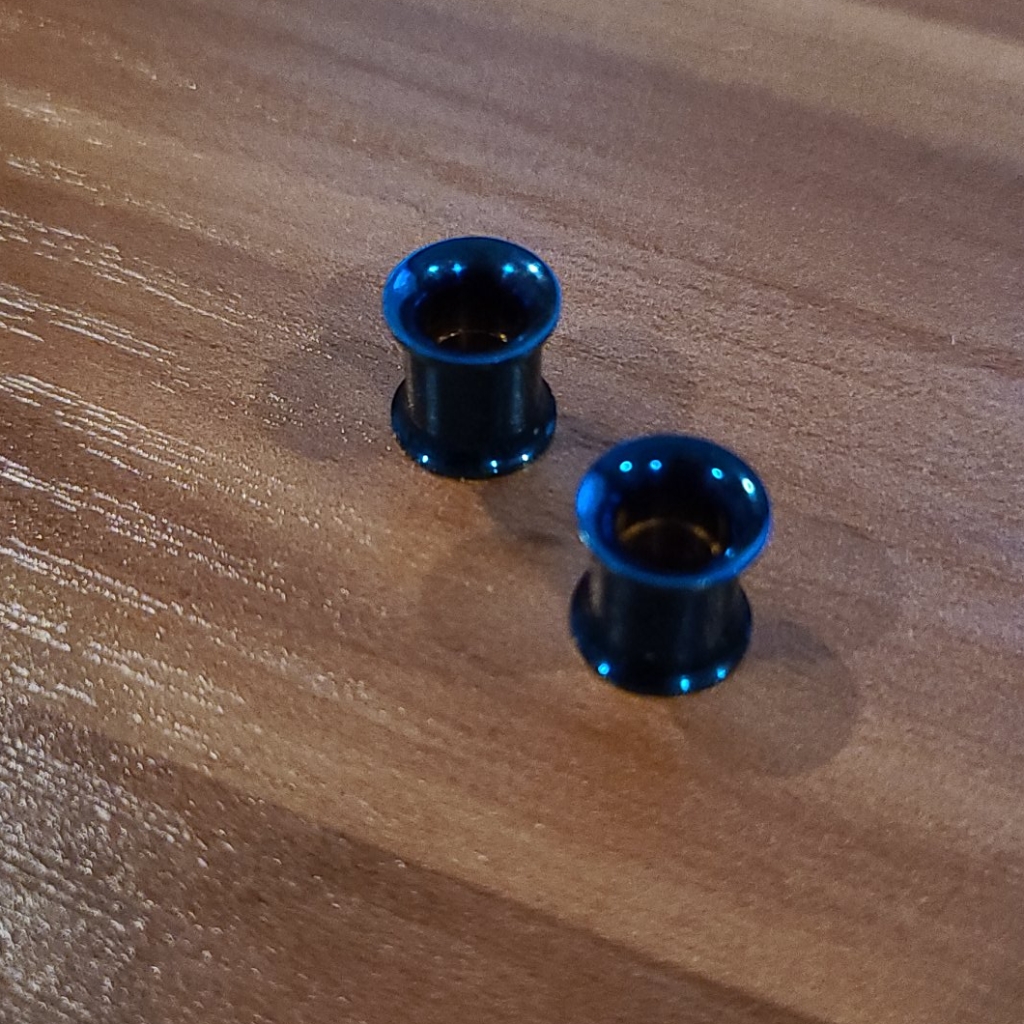 0 Gauge Blue Metal Tunnels